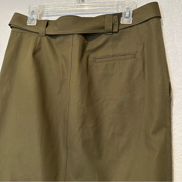New $119 Zara Surplus Military Khaki Skirt SRPLS CTTN SKRT 07 Large 9382/053 - Picture 5 of 8